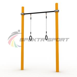 Купить Турник классический для занятий Воркаут с кольцами SP WRK-07 + Rings_76mm в Малмыже 