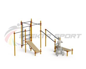 Купить Спортивный комплекс для инвалидов-колясочников WRK-D20_76mm в Малмыже 