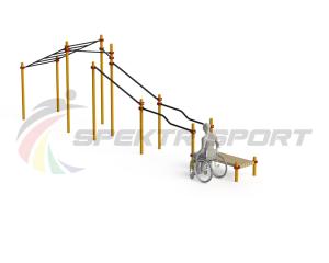 Купить Спортивный комплекс для инвалидов-колясочников WRK-D22_76mm в Малмыже 